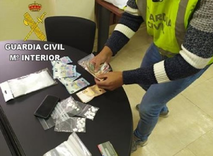 Imagen de archivo de una detención en Hellín por tráfico de cocaína