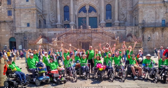 COCEMFE Albacete realiza su II Peregrinación a Santiago de Compostela