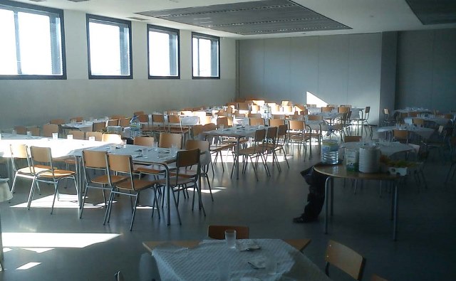 Imagen de archivo del interior de un colegio.