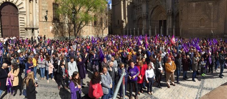 Imagen de la concentración de Toledo