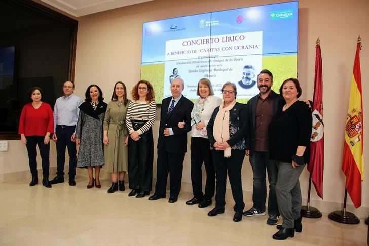 El Auditorio Municipal de Albacete acoge este domingo un concierto lírico solidario a beneficio de Cáritas en Ucrania