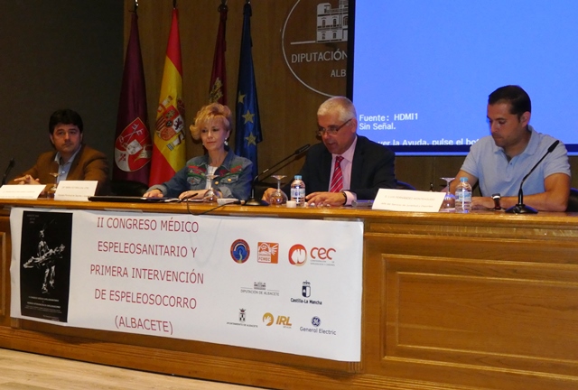 Congreso Médico Espeleosanitario en la Diputación de Albacete