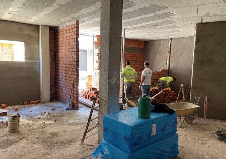 En la recta final la última fase de las obras de construcción del nuevo consultorio de Cenizate