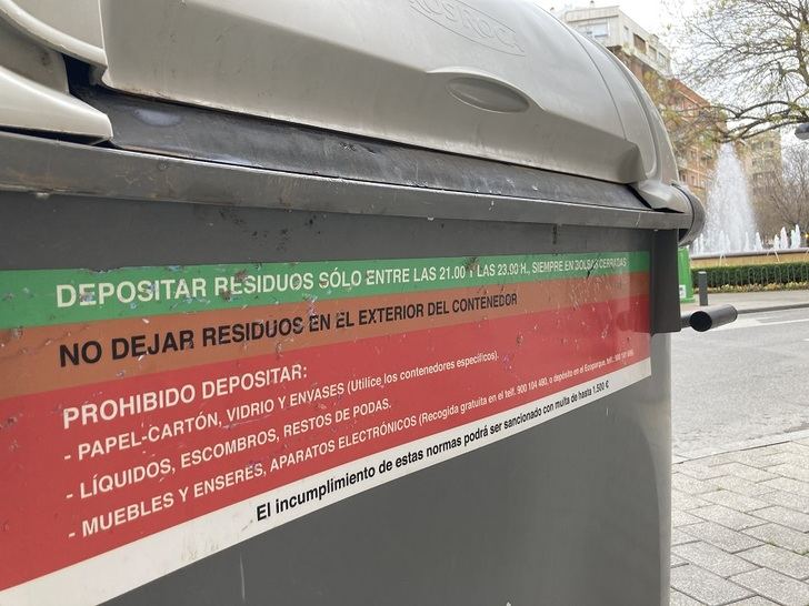 El Ayuntamiento de Albacete pide a los ciudadanos respetar el horario para tirar la basura