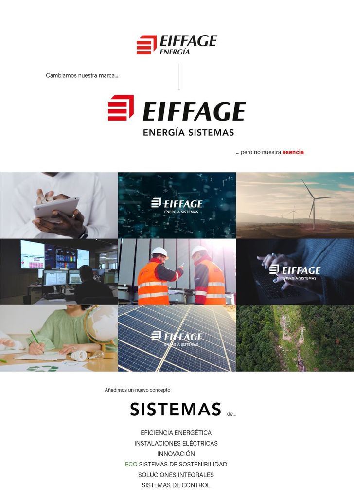 EIFFAGE ENERGÍA cambia su nombre comercial y pasa a denominarse EIFFAGE ENERGÍA SISTEMAS