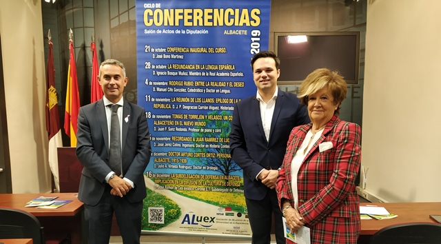 Aluex abrirá su ciclo de conferencias el próximo lunes en el salón de actos de la Diputación de Albacete