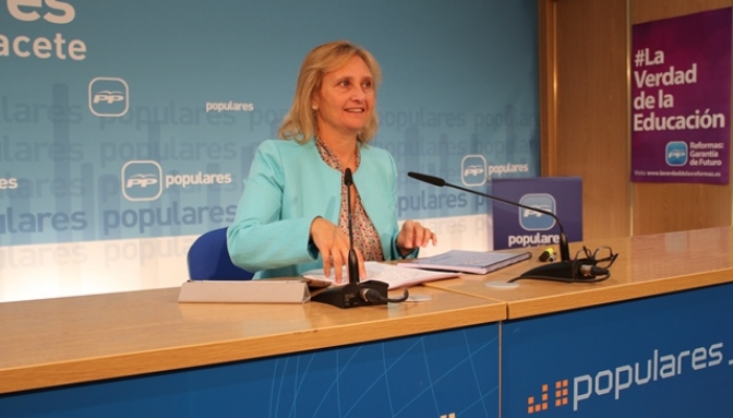 La diputada Maravillas Falcón (PP) destaca la inversión que hará el estado en la provincia de Albacete con los presupuestos del 2015