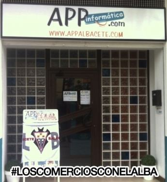Los comercios de la ciudad se vuelcan con el Albacete Balompié