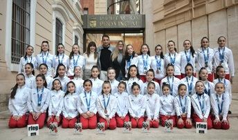 La Diputación de Albacete duplica el apoyo al Club Palas en gimnasia rítmica