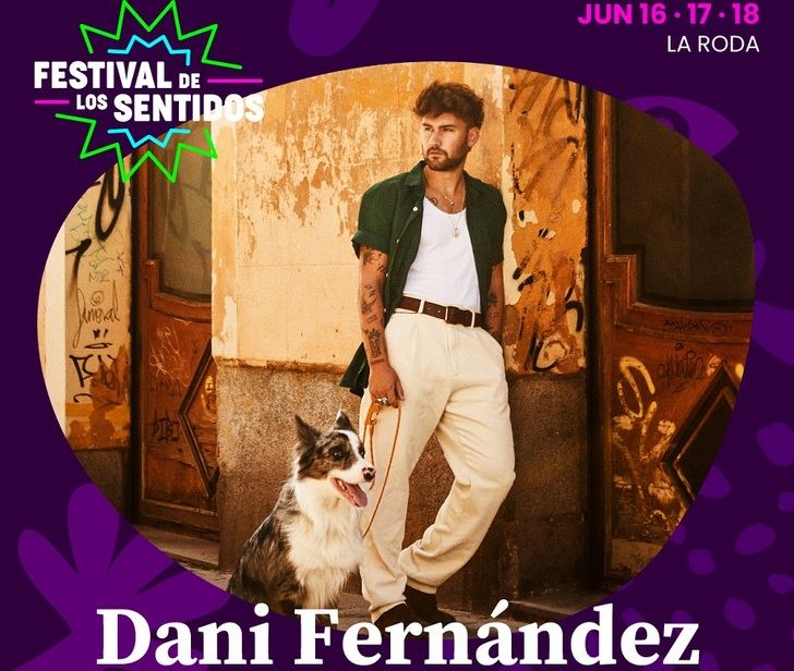 El alcazareño Dani Fernández se une a la celebración del Festival de los Sentidos en La Roda