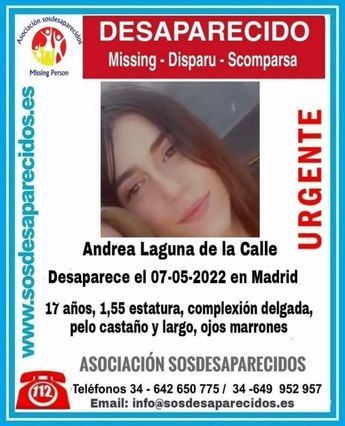 Desaparece por tercera vez una chica de 17 años natural de Pioz (Guadalajara)
