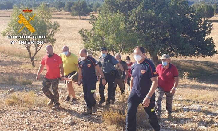 La Guardia Civil rescata a un hombre de 76 años desaparecido en Letur (Albacete)
