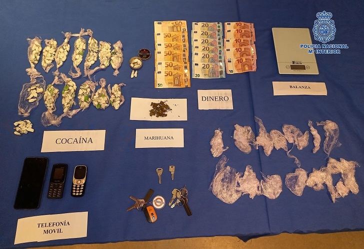 La Policía Nacional vuelve a detener a un hombre que usaba su propio bar para traficar con cocaína en Talavera