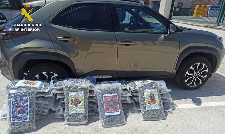 Detenido un hombre de 27 años en Albacete por tráfico de drogas, con 30 kilos de marihuana