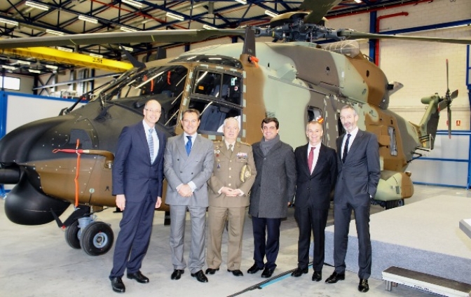 Airbus Helicopters hace entrega de dos helicópteros NH90 fabricados en Albacete