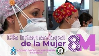 Las enfermeras de Albacete, mujeres en el 8 de marzo