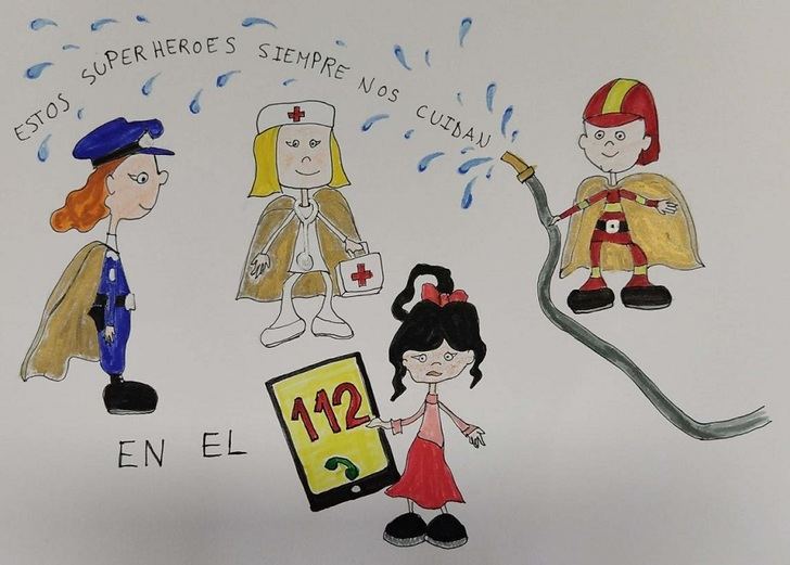 Castilla-La Mancha convoca la XI edición del concurso de dibujo escolar del 112 para los colegios de Educación Primaria