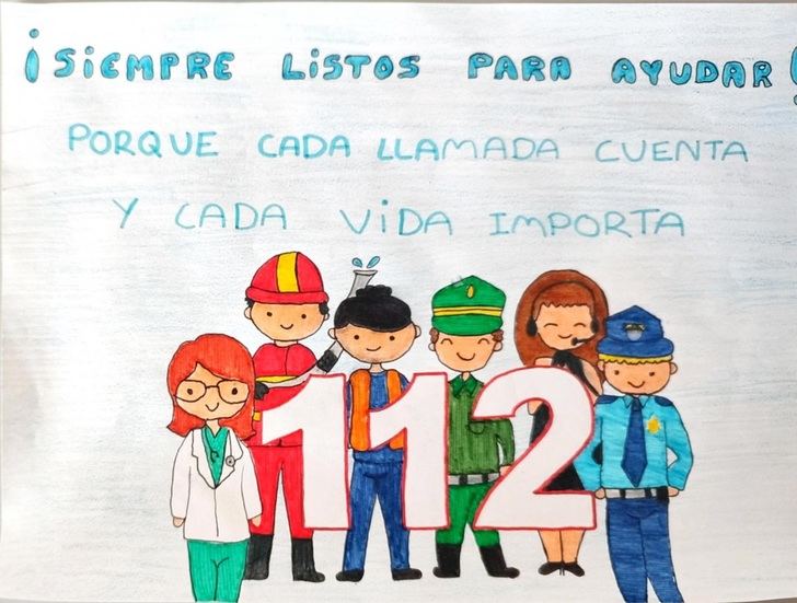 360 dibujos participan en el Concurso Escolar del 112 en Castilla-La Mancha