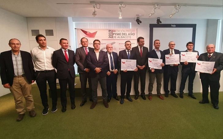 La Diputación de Albacete remarca su compromiso con las pequeñas y medianas en los Premios Pyme del año 2019