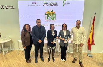 La Diputación de Albacete y Jaén presentan el Caminos Natural Vía Verde del Renacimiento en FITUR 2025