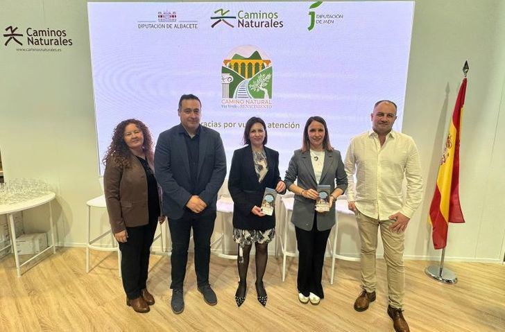 La Diputación de Albacete y Jaén presentan el Caminos Natural Vía Verde del Renacimiento en FITUR 2025