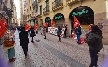 Huelga del personal de Douglas ante el ERE que pretende despedir a 600 personas, 35 de Castilla-La Mancha