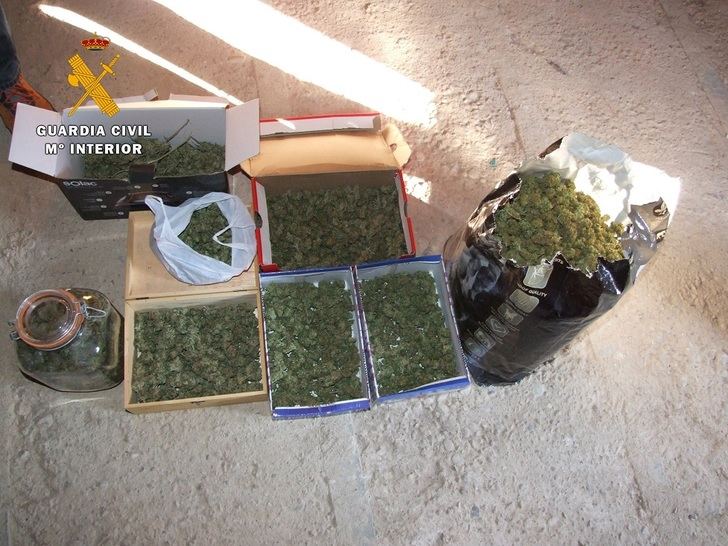 La Guardia Civil desarticula un grupo organizado dedicado al tráfico de drogas en la Manchuela Conquense
