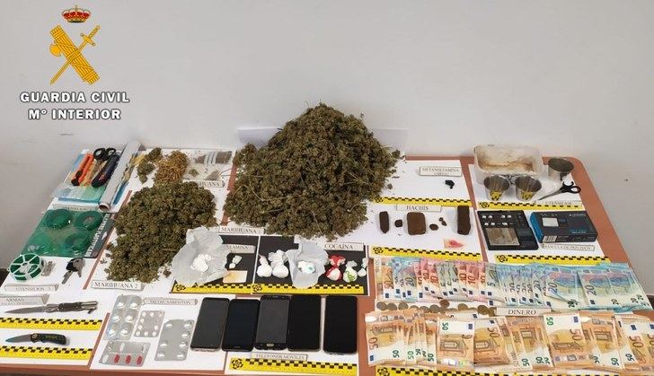 Golpe a la droga en Tobarra (Albacete) con 6 detenidos y ‘cierre’ de un punto de venta