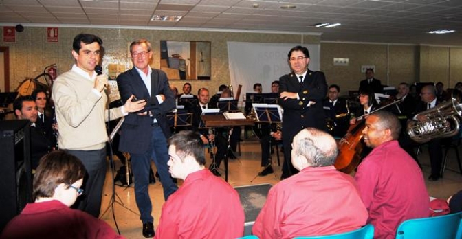 Emotivo concierto ofrecido por la Banda Sinfónica Municipal de Albacete en Asprona