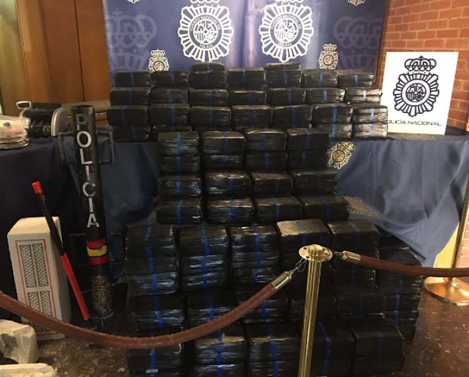Detenidos 25 individuos e intervenida media tonelada de cocaína oculta en falsos ladrillos, en Albacete y Toledo