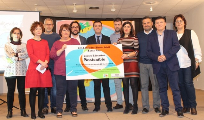 El colegio público Simón Abril de Santa Ana recibe el Premio de la Agenda 21 Escolar de Albacete