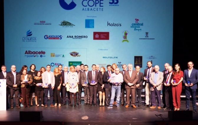 La COPE de Albacete conmemoró sus 55 años y entregó los premios a personas e instituciones más destacadas del año