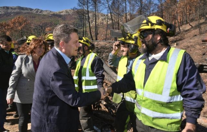 La Junta de CLM coordina el Plan de Recuperación Medioambiental tras el incendio de Yeste, con 700.000 euros