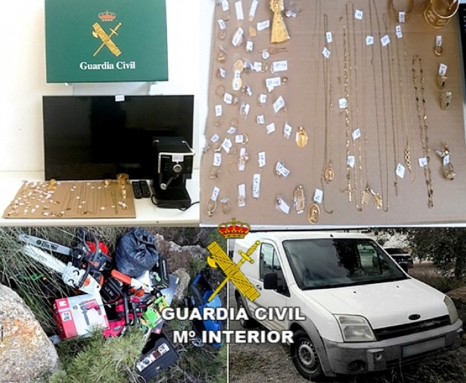 Detenidos tres grupos criminales que robaban en diferentes establecimientos públicos y viviendas de Ciudad Real y Albacete