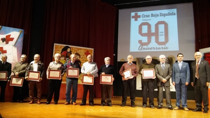 La Cruz Roja de Tobarra conmemoró su 90 aniversario