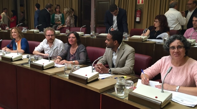 Ganemos denuncia pasividad del PP del Ayuntamiento para hacer posibles las propuestas aprobadas en el pleno por la oposición