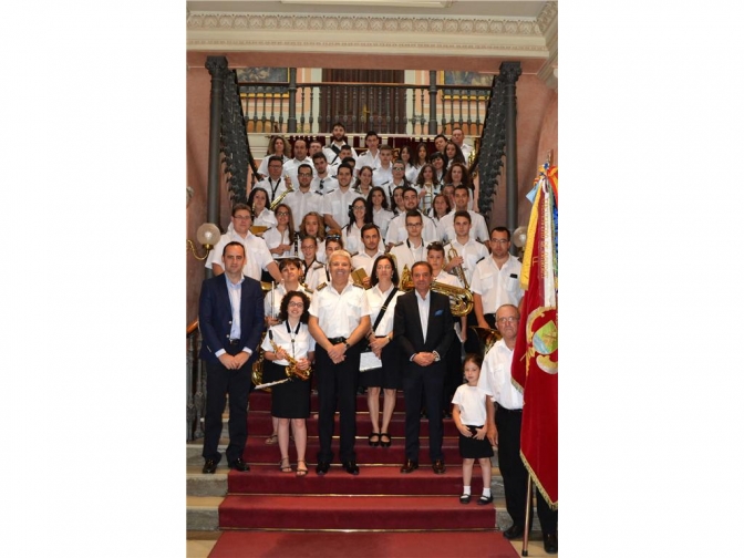 La Agrupación Musical Mahoreña fue homenajeada en la Diputación Provincial