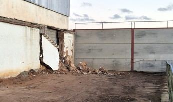 El temporal provoca daños en La Roda y activa servicios de emergencia