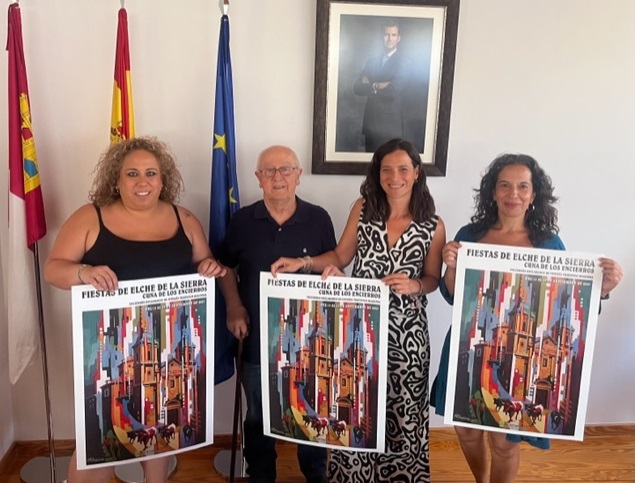 El Ayuntamiento de Elche de la Sierra apuesta por la tradición y vanguardia en el cartel de las Fiestas de los Encierros 2023