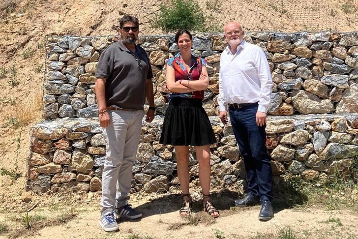 Preparado el arreglo de un muro de contención dañado por las lluvias en la pedanía de Peñarrubia