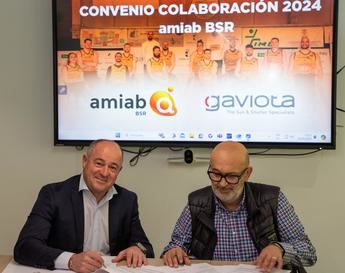 La empresa Gaviota y el BSR Amiab Albacete firman un convenio de colaboración para apoyar el deporte adaptado