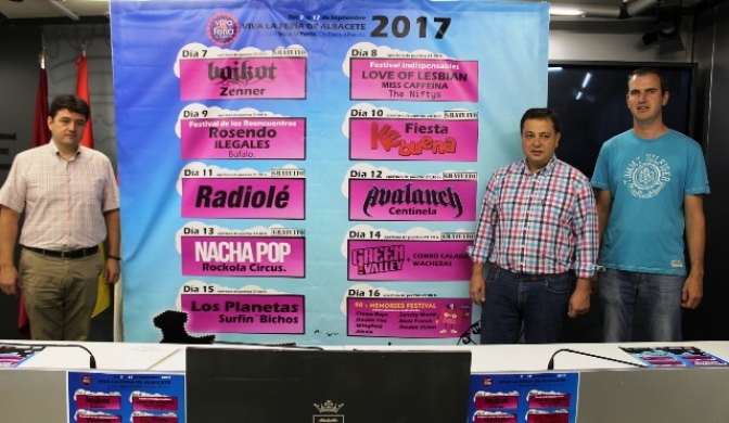 Miss Caffeína, Rosendo, Nacha Pop y Los Planetas, algunos de los grupos de Viva la Feria de Albacete 2017