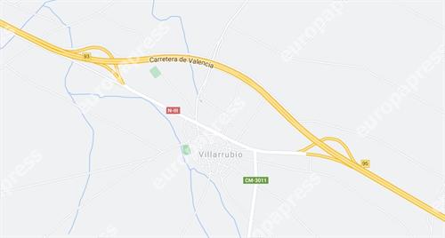 La carretera A-3 en Villarrubio (Cuenca) queda abierta al tráfico tras volcar un camión
