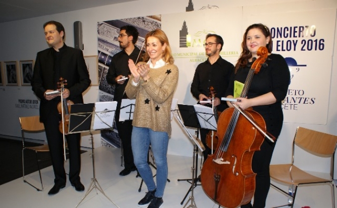 Concierto del Cuarteto Cervantes en el Museo de la Cuchillería de Albacete para festejar San Eloy, patrono de todos los cuchilleros