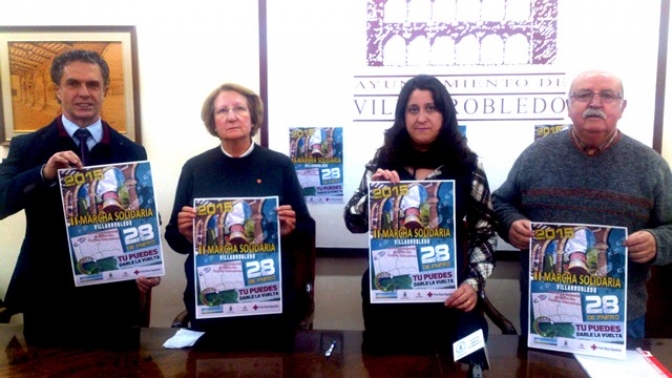 Más de 1.800 alumnos toman parte en Villarrobledo en la II Marcha Solidaria