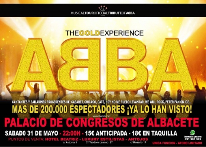 El musical que rinde tributo a Abba llega el día 31 al Palacio de Congresos de Albacete
