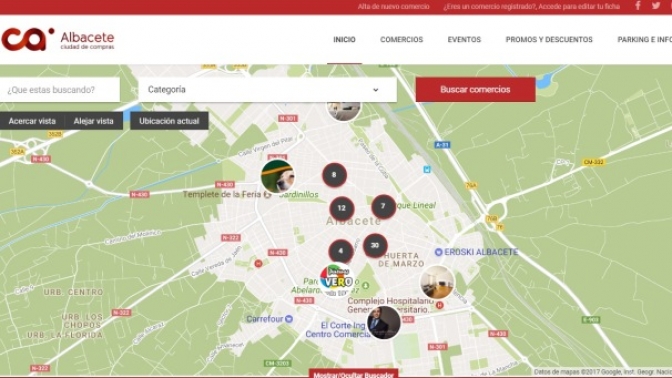 Albacete Ciudad de Compras revive gracias al nuevo proyecto de creación de su página web
