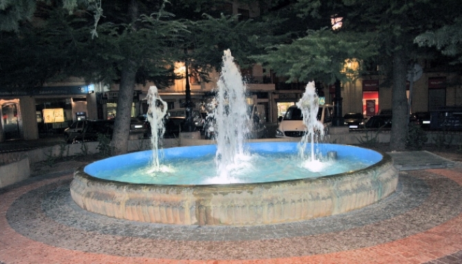 Remodelada la fuente de la Plaza Mayor de La Roda
