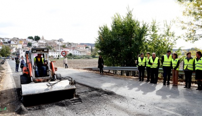 Las obras en la CM-310, entre Albalate y Villaconejos, podrían estar terminadas entre fin de año y principios de 2015