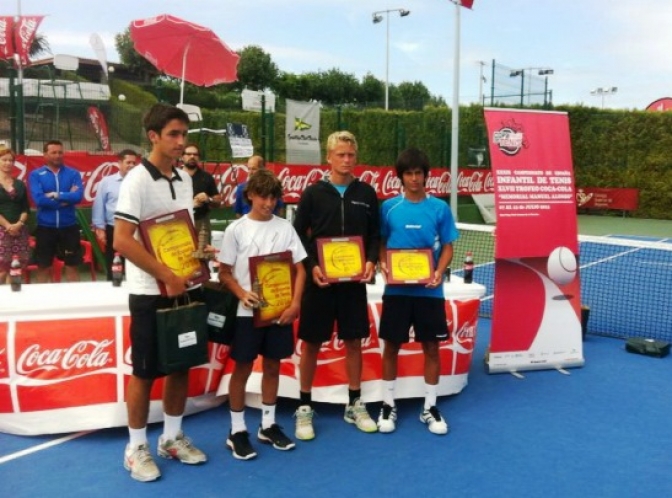 El tenista albaceteño Carlos Sánchez Jover alcanza la final del Campeonato de España infantil